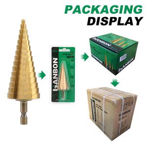 HSS 4-32mm 스텝 드릴 비트 피리 엣지 스텝 코어 드릴 비트 목재 금속 드릴링용 트라이앵글 생크포함 - Product Image 3