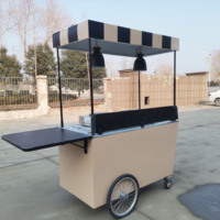 Prix de gros Station de fourniture de crêpes Mini kiosque à crêpes Chariot de nourriture pour crêpe