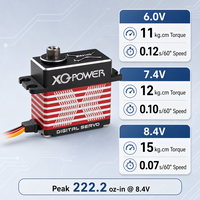 XQ-Power 中型 10KG 15KG 数字伺服电机 180 210 度防水金属遥控车机器人手臂遥控舵机