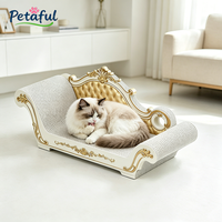 Elegante Sofá Rascador para Gatos de Estilo Europeo Moderno con Tallados Reales, Resistente a Arañazos y Apto para Mascotas, Diseño de Lujo para el Hogar