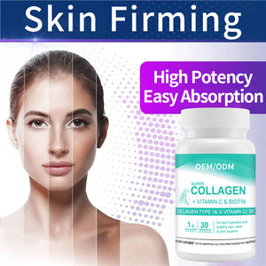 Capsules de collagène et d'acide hyaluronique <span class=keywords><strong>pour</strong></span> <span class=keywords><strong>la</strong></span> santé de <span class=keywords><strong>la</strong></span> peau des adultes, antioxydant, <span class=keywords><strong>vitamine</strong></span> C, biotine, sans sucre, complément alimentaire végétalien - Product Image 3