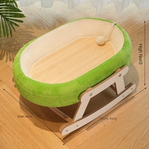 Estera de enfriamiento de verano de bambú sólido ecológico, hamaca para gatos con cama de clavo fresco, suministros para mascotas para gatos, hada Meow - Product Image 6