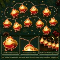 Guirnalda de Luces LED para Árbol de Navidad, Adornos de Estrella de Cinco Puntas Electrochapados, Decoración Festiva Navideña