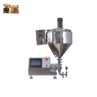 Machine de remplissage de pâte semi-automatique à tête unique personnalisée avec trémie conique en acier inoxydable de luxe à isolation thermique intégrale