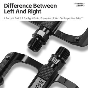 WEST BIKING 3 rodamiento <span class=keywords><strong>de</strong></span> aleación <span class=keywords><strong>de</strong></span> aluminio Pedal <span class=keywords><strong>de</strong></span> ciclismo ensanchar antideslizante <span class=keywords><strong>eje</strong></span> <span class=keywords><strong>de</strong></span> acero Pedal <span class=keywords><strong>de</strong></span> <span class=keywords><strong>bicicleta</strong></span> para MTB <span class=keywords><strong>bicicleta</strong></span> <span class=keywords><strong>de</strong></span> carretera - Product Image 3