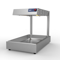 Machine de maintien au chaud pour frites et chips de pommes de terre, 450W, pour restauration rapide, modèle de table avec lampe chauffante 25W