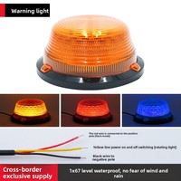 Feux d'avertissement LED pour voiture 7W sans tension pour feux de signalisation montés sur véhicule, véhicules d'ingénierie, spécialisés transfrontaliers