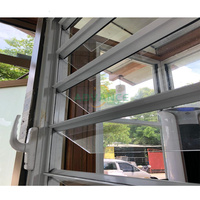 Persiennes d'extérieur Fabricants de fenêtres à cadre en aluminium Portes à persiennes noires Dernières fenêtres à évent de luxe