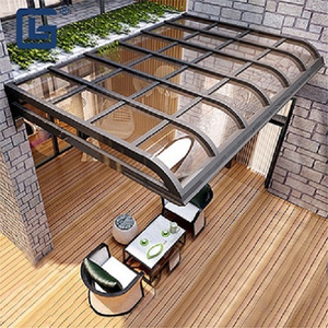 Auvent extérieur de plages imperméables d'auvent de toits en <span class=keywords><strong>polycarbonate</strong></span> - Product Image 1