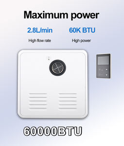 Chauffe-eau au <span class=keywords><strong>gaz</strong></span> sans réservoir <span class=keywords><strong>de</strong></span> 20 kW avec échangeur <span class=keywords><strong>de</strong></span> chaleur en cuivre, montage mural, <span class=keywords><strong>gaz</strong></span> <span class=keywords><strong>naturel</strong></span> pour usage domestique - Product Image 2