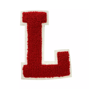 Parches personalizados de hierro en letras bordadas, toalla numérica - Product Image 1