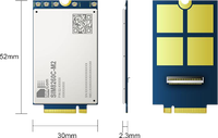 SIM8260C-M2 SIMCom SIM8260G-M2 5G mendukung modul M.2 multi band 5G NR/LTE-FDD/LTE-TDD/HSPA Sub-6G