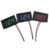 DC 4,5 V-30,0 V Digital Voltmeter Auto Boot Motorrad 0,56 Zoll LED-Anzeige Volt Spannungs messer Mini Tester Panel Ampere meter