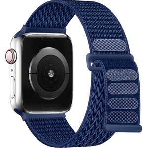 สายรัดข้อมือไนลอนแบบห่วงตะขอปรับได้หลากสีสำหรับ Apple Watch ขนาด40มม. สำหรับผู้ชาย - Product Image 6