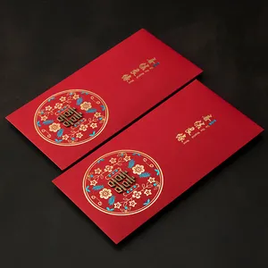 चीनी लाल लिफाफे भाग्यशाली पैसे जेब के लिए 4.45x3.15 इंच, 4 पैटर्न