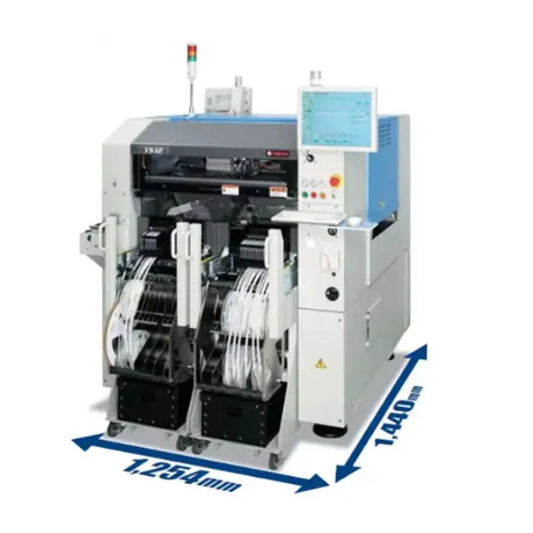 ماكينة الاختيار والوضع smt من ياماها YS12، ماكينة صنع لوحات دوائر مطبوعة عالية السرعة 36000 CPH