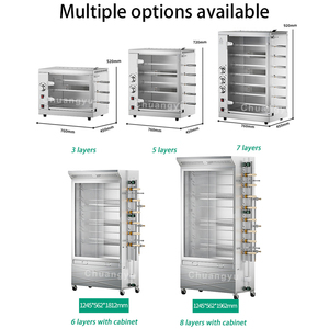 Chuangyu électrique en acier inoxydable Restaurant gaz rôti poulet Machine automatique rôtissoire maison hôtels restauration rapide utilisé - Product Image 3