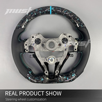 Accessoires intérieurs pour Hyundai I30N I20N Elantra N N-line Fastback, volant personnalisé en fibre de carbone forgée avec LED
