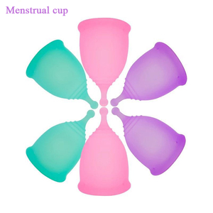 Women Monthly Period Menstruation Copa, 100% Medical Silicone Menstrual Cup