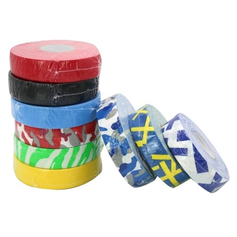 Durable Bulk 2.5x25m Customization Hockey Stick Tape Cotton Fabric Cloth Blade Low Noise Anti-Slip High Tensile Strength Tape