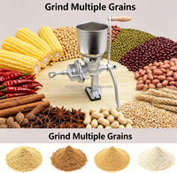 Nouvelle Offre Promotionnelle : Moulin à Grains Manuel Sans Électricité, Poudre 0,5-2mm, Broyeur Économique pour Petits Éleveurs au Ghana