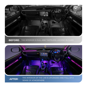 Luces LED para el Interior del Automóvil, Disponibles para Envío Inmediato, D11 <span class=keywords><strong>Hilux</strong></span> Revo, Interacción de Luz y Sombra, Flash-to-the-beat - Product Image 5