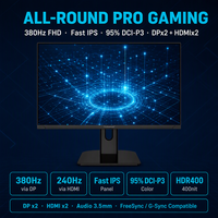 شاشة ألعاب 27 بوصة FHD بتردد 380 هرتز، تقنية IPS السريعة، دقة 1920×1080، 95% DCI-P3، HDR400، سطوع 400 شمعة، متوافقة مع FreeSync وG-Sync للبيع بالجملة