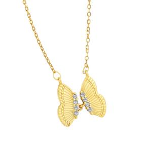 Collar de Plata de Ley S925 con Lazo Dinámico para Mujer, Diseño de Nicho de Alta Gama, Toque de Lujo, Temperamento Versátil con Circonita - Product Image 5