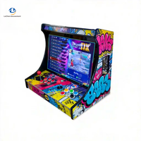 Machine d'arcade à monnayeur 22 pouces, borne de jeu rétro, machine de jeu d'arcade commerciale multi-jeux classique pour bars et cafés