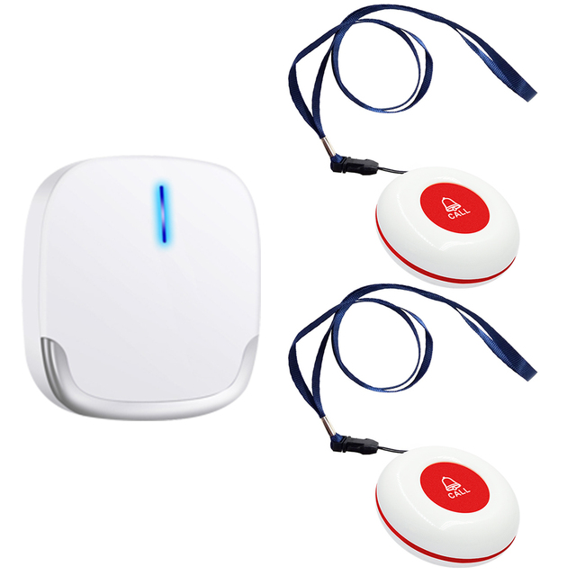 High Quality Wireless Hospital Alarm Portable Button With Lanyard Calling System Elder Emergency Calling System