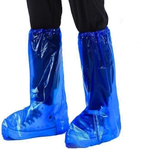 Cubrebotas Desechables Unisex <span class=keywords><strong>de</strong></span> Plástico Grueso Azul, Impermeables, <span class=keywords><strong>de</strong></span> Seguridad, Resistentes al Desgaste, <span class=keywords><strong>para</strong></span> Todas las Estaciones, Tipo Tubo, Fáciles <span class=keywords><strong>de</strong></span> Poner - Product Image 4