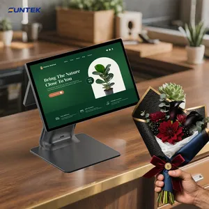 Système <span class=keywords><strong>de</strong></span> terminal <span class=keywords><strong>de</strong></span> point <span class=keywords><strong>de</strong></span> vente tactile SUNTEK, écran tactile capacitif Windows, système d'exploitation Android/Windows/Linux, écran large, <span class=keywords><strong>caisse</strong></span> <span class=keywords><strong>enregistreuse</strong></span> intelligente pour - Product Image 1