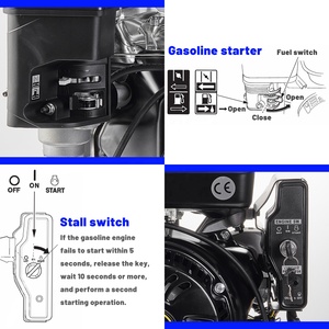 Động cơ xăng OHV 19.5 Hp, 4 thì, 1 xi-lanh, kiểu V, dùng cho máy bơm nước, máy phát điện, công nghiệp, động cơ thuyền - Product Image 3