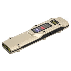 1200 lumen có thể sạc lại đèn pin với bút Clip mỏng kim loại ngọn đuốc ngoài trời Đèn pin sáng cắm trại đèn lồng LCD UV ánh sáng - Product Image 2