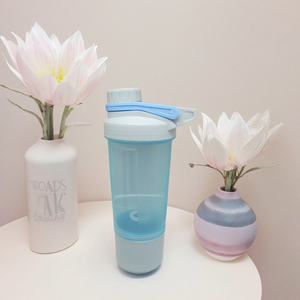 OEM Personalized Fitness <b>Water</b> <b>Bottle</b> with Logo 100 MOQ Dishwasher Safe Protein Shaker Plastic Drinkware Direct Drinking <b>Gym</b> Use - Product Image 5
