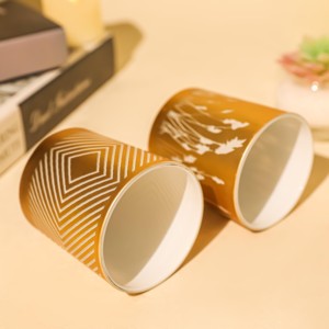 <span class=keywords><strong>Lot</strong></span> en gros de bougeoirs en <span class=keywords><strong>verre</strong></span> électroplaqués vides pour la fabrication de <span class=keywords><strong>bougies</strong></span> - Product Image 5
