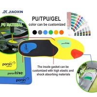 Semelles de sport personnalisées en PU Poron avec absorption des chocs, soutien de la voûte plantaire et amorti pour le basketball, le football et la course à pied