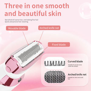 Lâminas elétricas LED Display para Mulheres Molhadas/Secas Lady Shaver 4 em 1 Removedor de Cabelo Sem Fio Impermeável Smooth Silky Portátil Bikini - Product Image 4