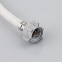 Tuyau de plomberie flexible en caoutchouc moderne, résistant aux explosions, de bonne qualité, en PVC réticulé blanc, tressé, pour applications sanitaires