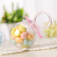 Boîte de rangement pour bonbons en forme de sucette HLC, boîte cadeau DIY, boîte à chocolat pour baby shower, baptême de bébé, cadeaux pour nouveau-nés