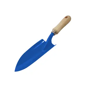 High quality Italian production steel and wood customizable hand trowel for gardening and plant care