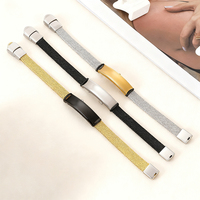 Bracelets et Joncs Tendance Géométriques en Acier Inoxydable 316L Plaqué Or PVD 18K OEM, Bracelet Unisexe Anniversaire Mode