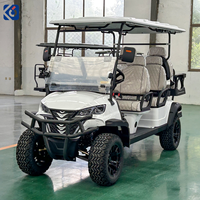 Voiturette de golf à essence CAMP 300cc, 6 places, homologuée pour la route, buggy tout-terrain certifié EPA pour ferme et propriété