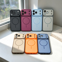 Nouvelle coque de téléphone magnétique grand format, respectueuse de la peau, pour iPhone 16/15/14/13/12 Pro Max, transformation instantanée en coque IP17PM 18 Promax