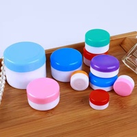 Botol Krim Tubuh Matte Scrub, Krim Wajah, Lip Balm, Wadah Kosmetik Plastik 10g5g dengan Tutup, Perawatan Kulit, Krim Mata, Lotion, Masker Wajah, PP