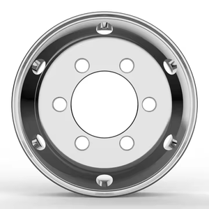 Ventes directes d'usine Swiftop, roues de camion en aluminium de haute qualité de 17,5 et 19,5 pouces, nouvelles jantes <span class=keywords><strong>pour</strong></span> camions et remorques - Product Image 2