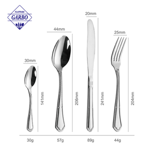 Chile Colombia Venta caliente Juego de cubiertos Estilo vintage Tenedor y cuchara 5% de <span class=keywords><strong>descuento</strong></span> Juego de cubiertos para venta al por mayor - Product Image 2