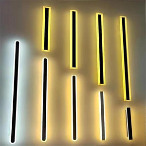 Appliques murales LED modernes en forme de bande longue, étanches IP65, en fer et acrylique, AC220V/110V, 100/120/150/180/200/240CM, pour extérieur et jardin - Product Image 4