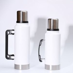 Termo de Agua para Exteriores de 1.0L, 1.4L, 1.9L, Botella de Acero Inoxidable con Aislamiento al Vacío, con Asa, Duradera, para Viajes - Product Image 5