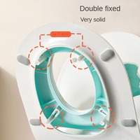 Sans BPA grenouille forme dessin animé toilette pot siège tendu doux et sûr PP plastique siège de toilette anneaux pour enfants infantile pot chaise